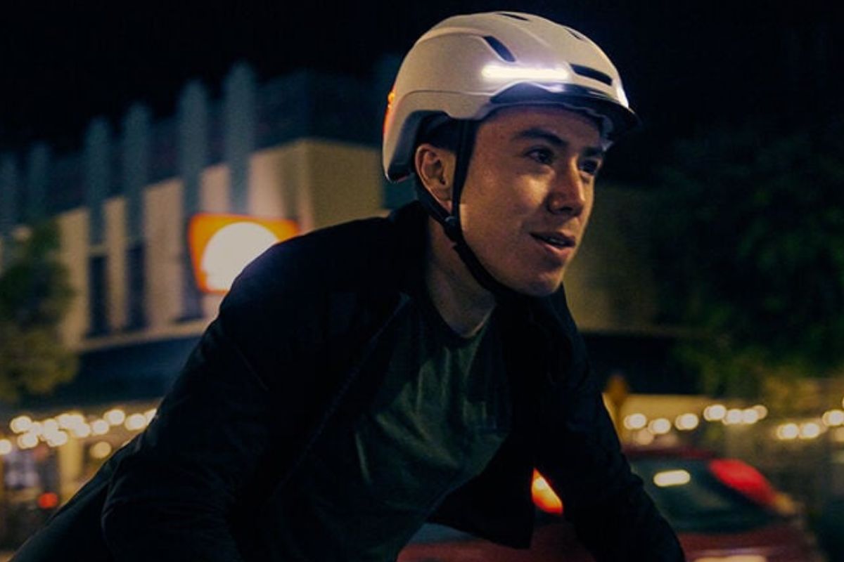 Casque de vélo avec éclairage